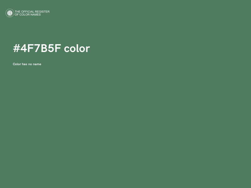 #4F7B5F color image