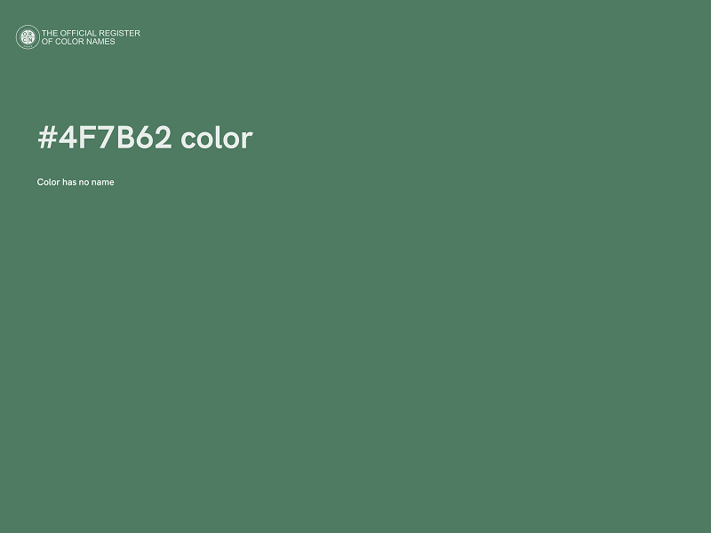 #4F7B62 color image