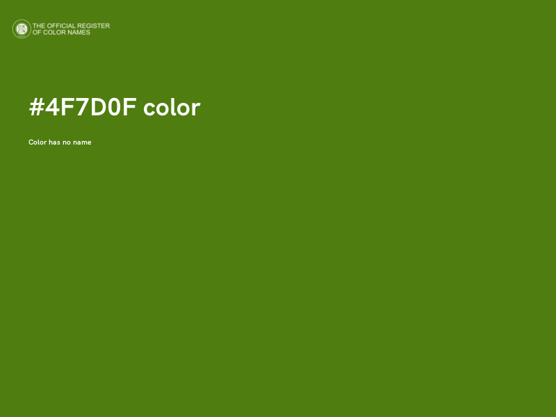 #4F7D0F color image