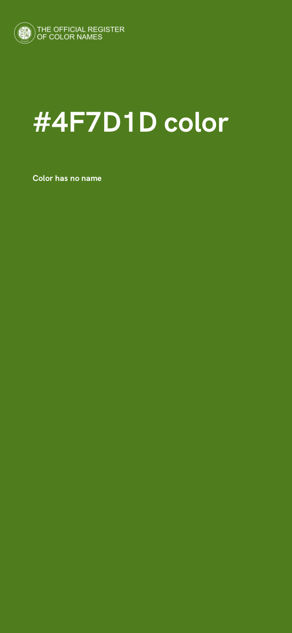 #4F7D1D color image