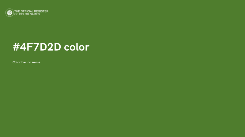 #4F7D2D color image