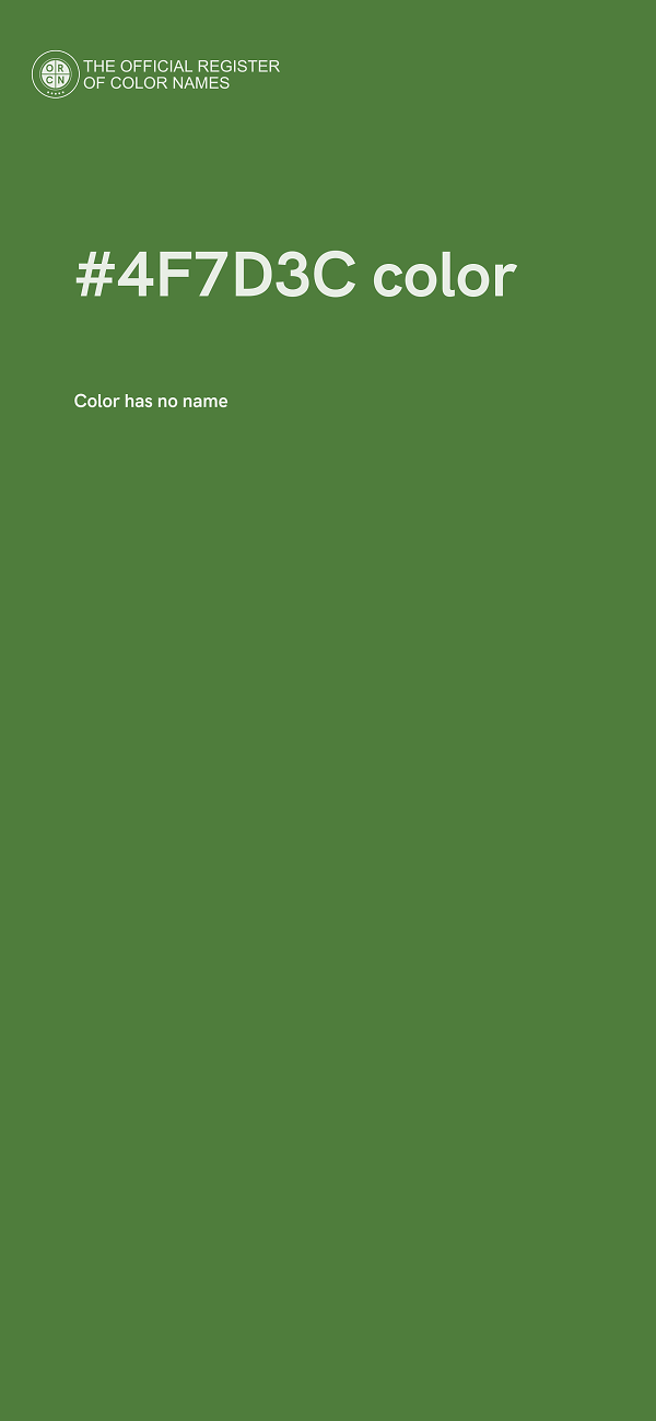 #4F7D3C color image