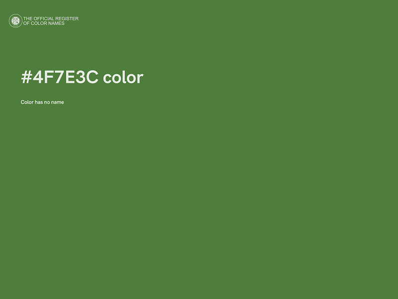 #4F7E3C color image