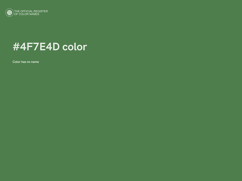 #4F7E4D color image