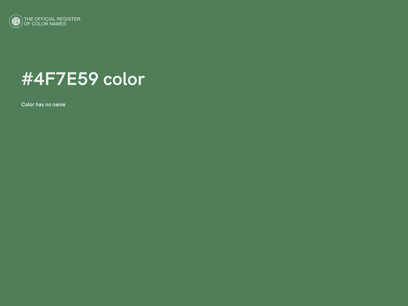 #4F7E59 color image