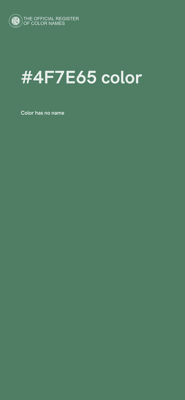 #4F7E65 color image