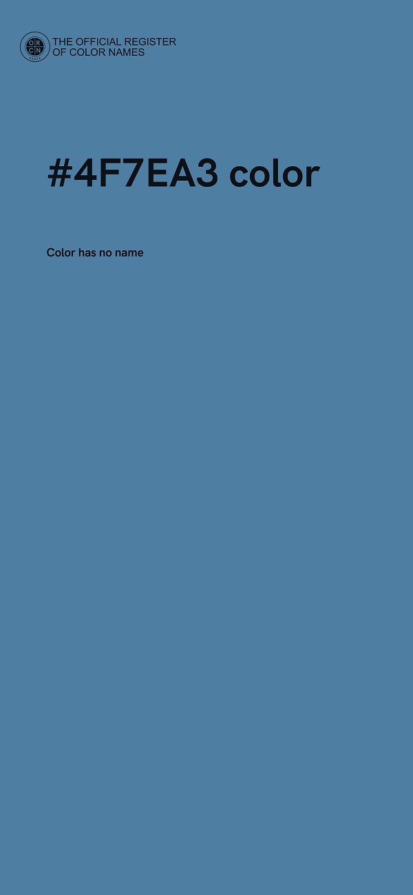 #4F7EA3 color image