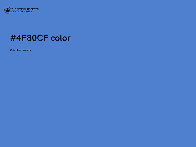 #4F80CF color image