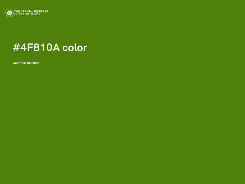 #4F810A color image