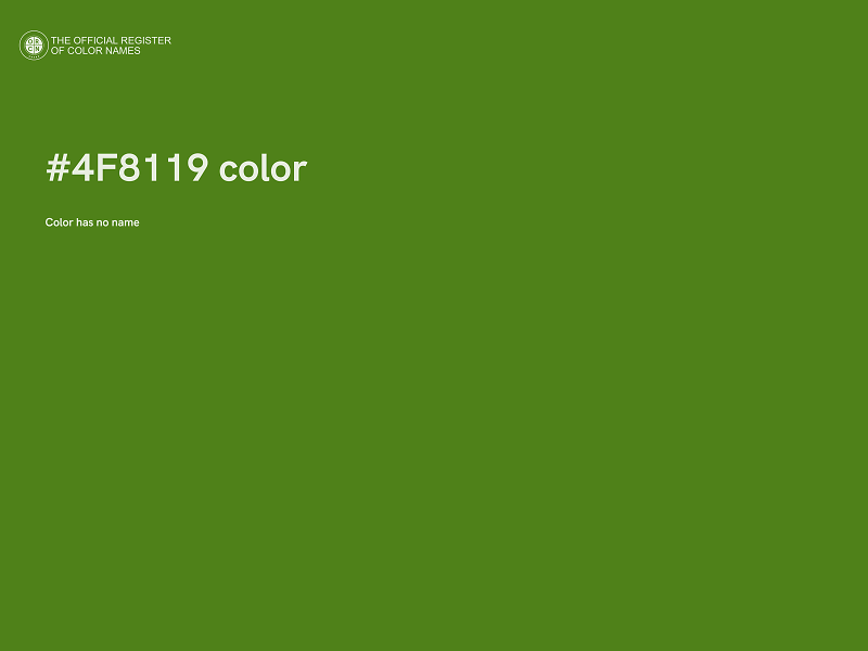 #4F8119 color image