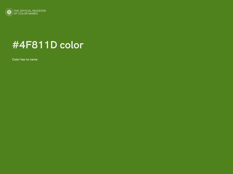 #4F811D color image
