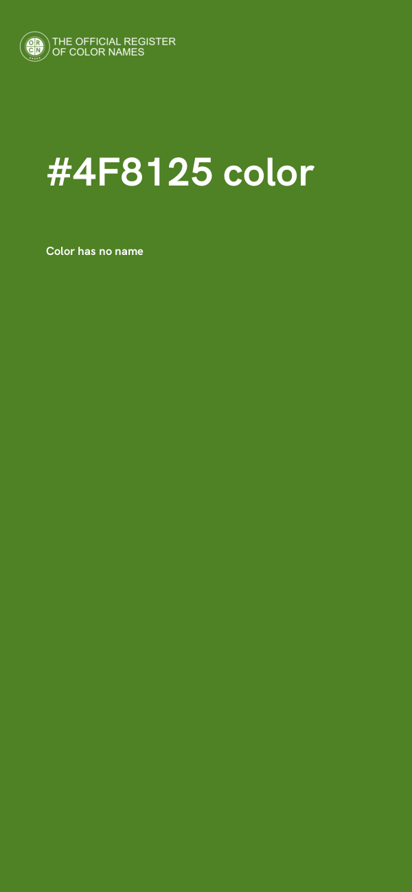 #4F8125 color image
