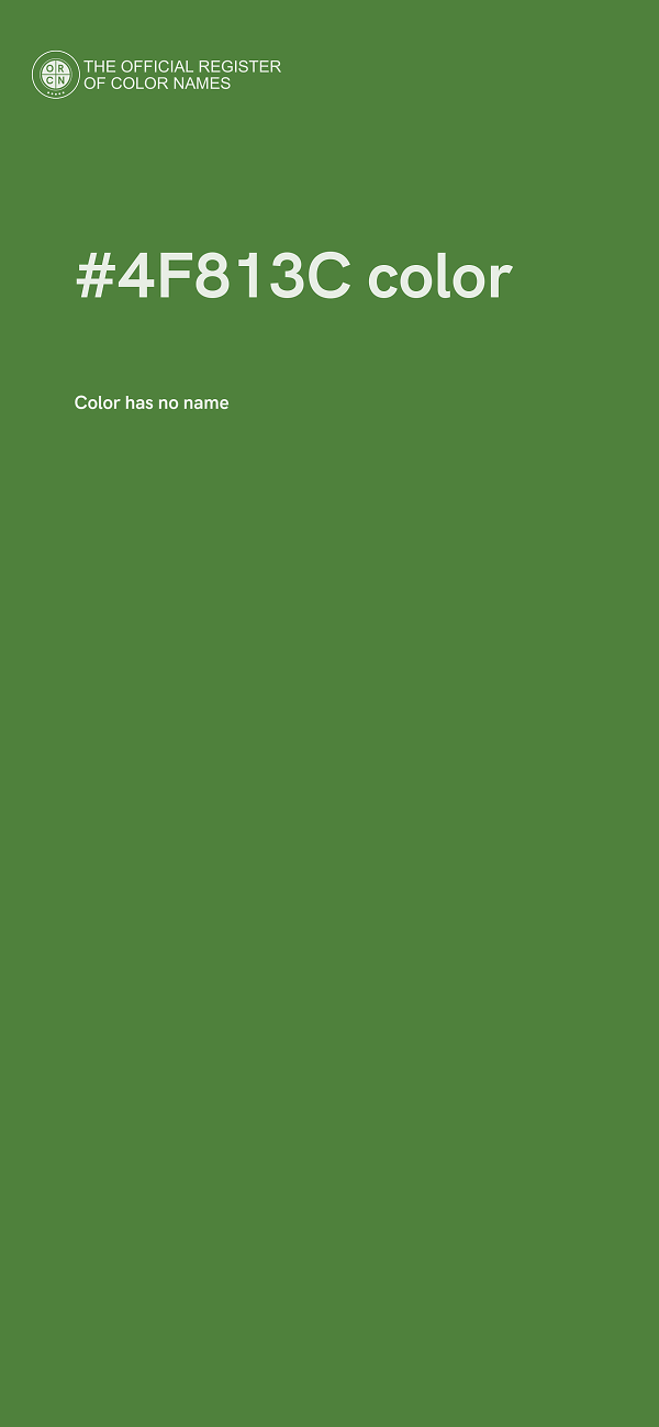 #4F813C color image