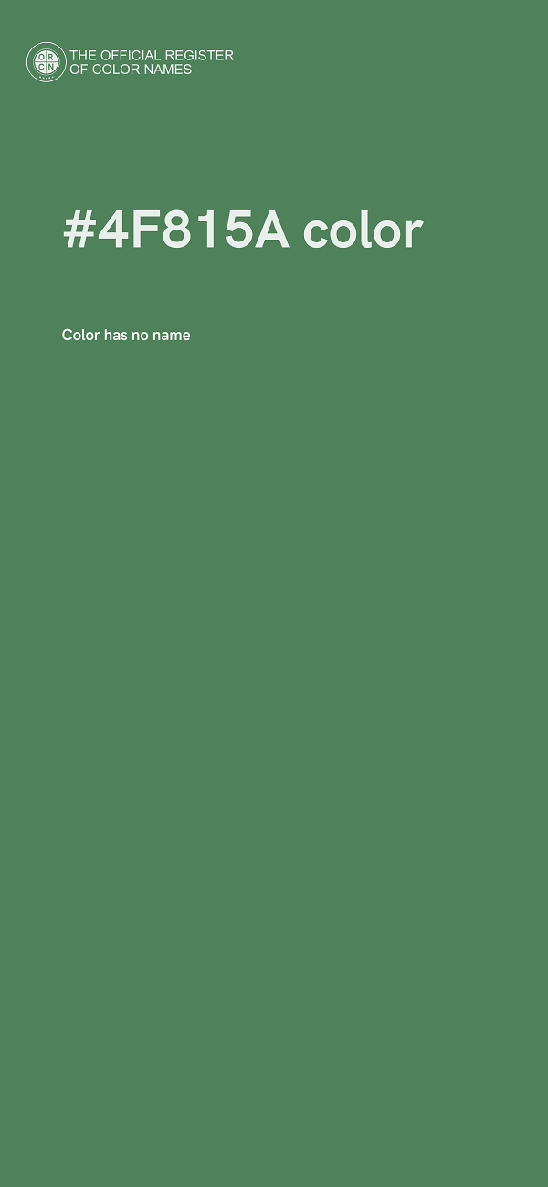 #4F815A color image