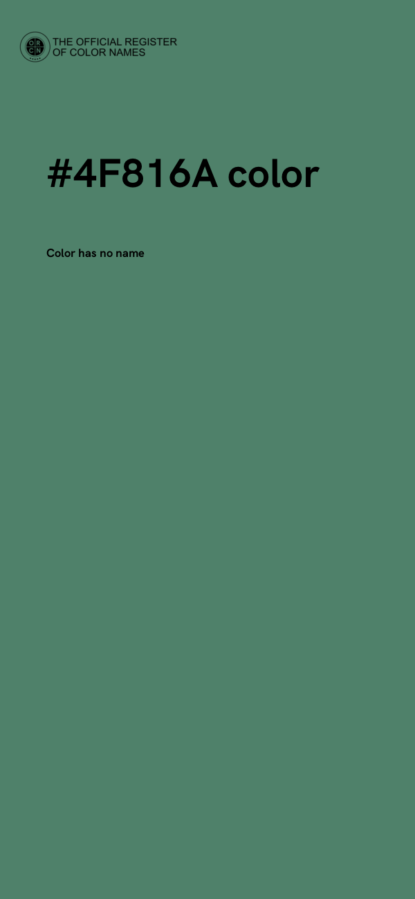 #4F816A color image