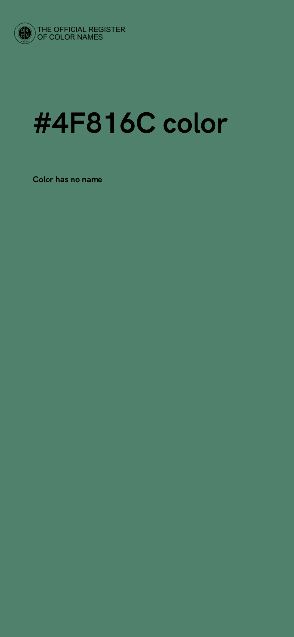#4F816C color image