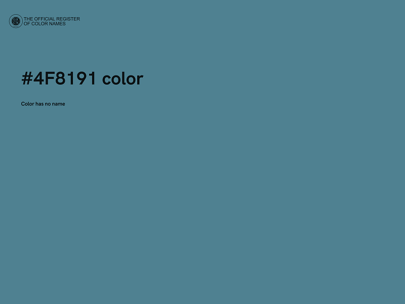 #4F8191 color image