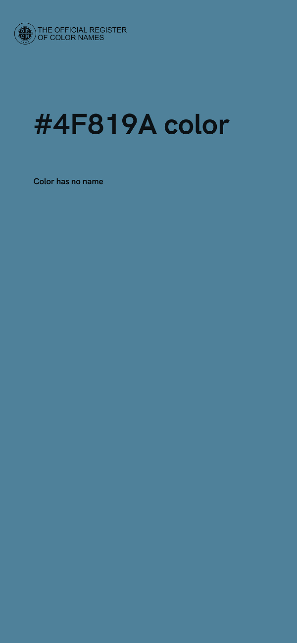 #4F819A color image