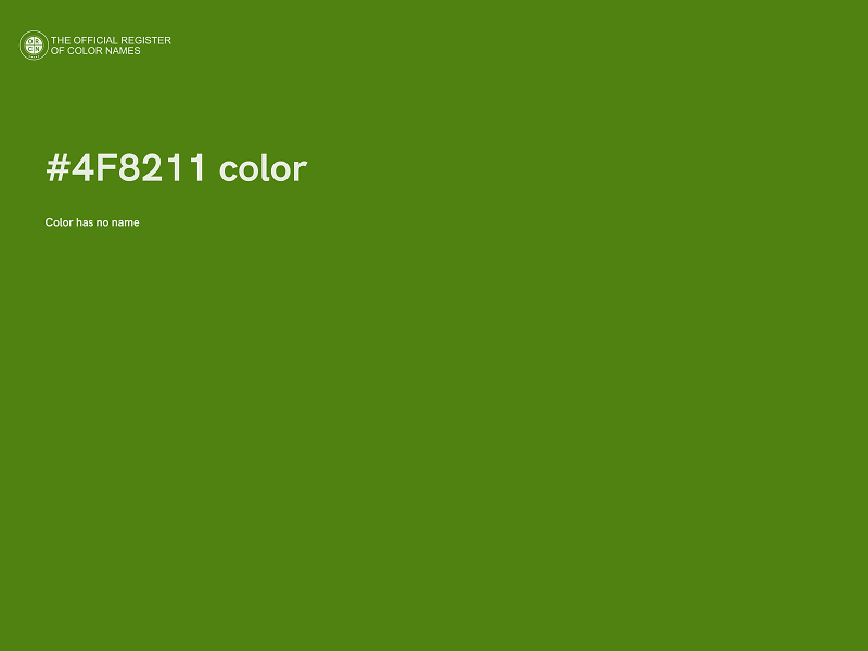 #4F8211 color image