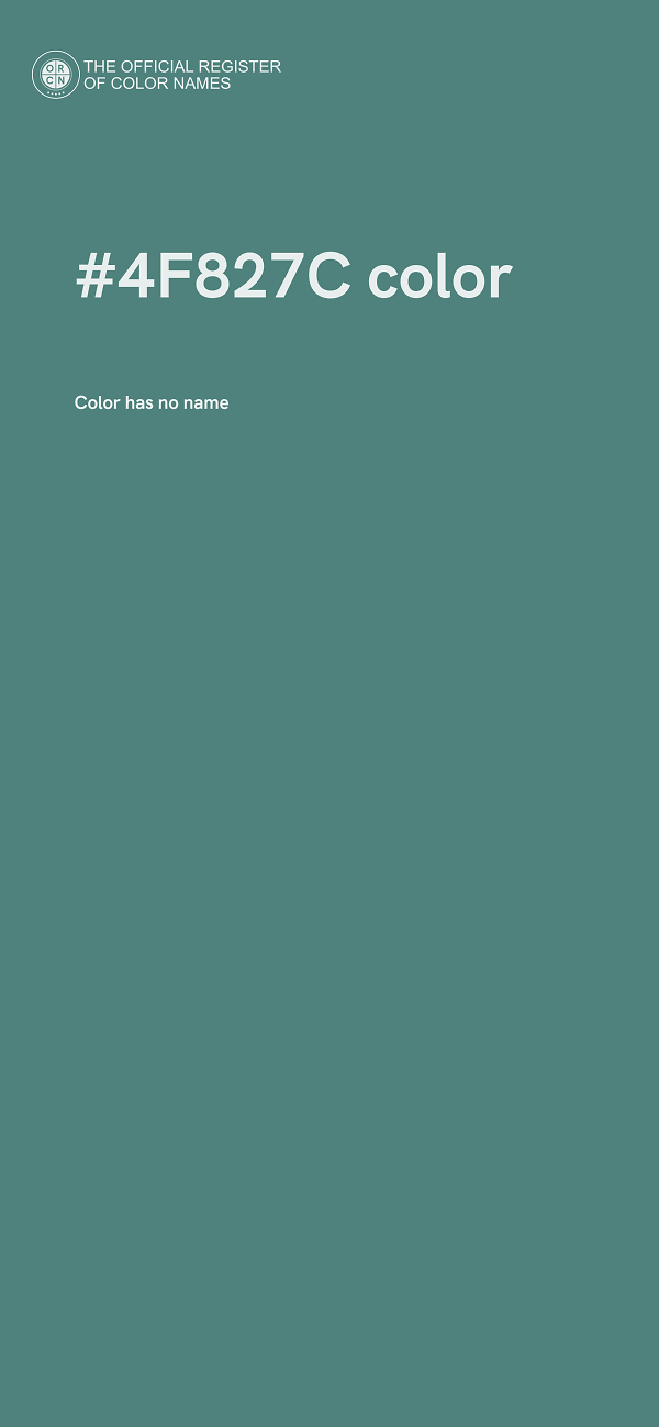 #4F827C color image