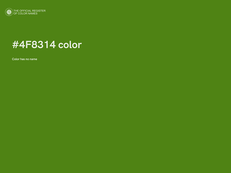 #4F8314 color image