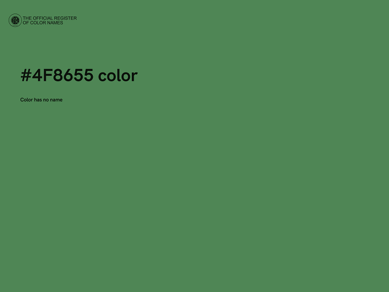 #4F8655 color image