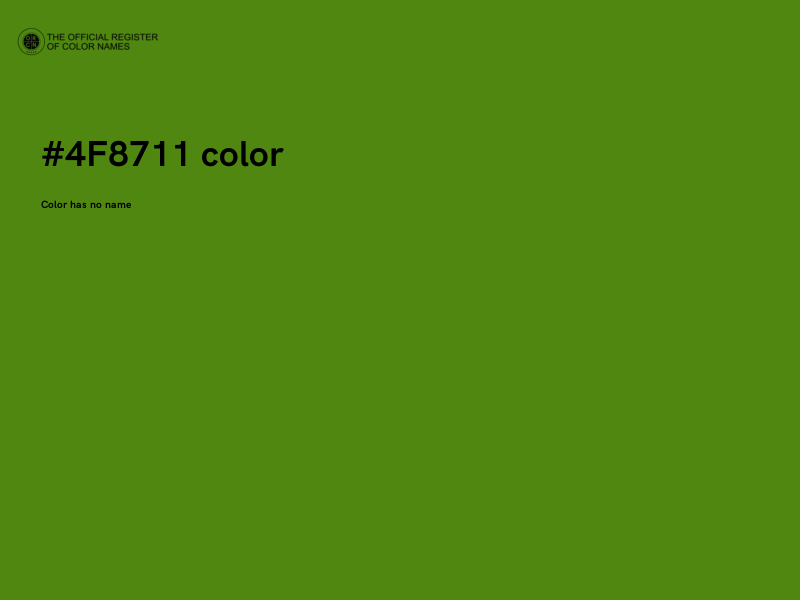 #4F8711 color image