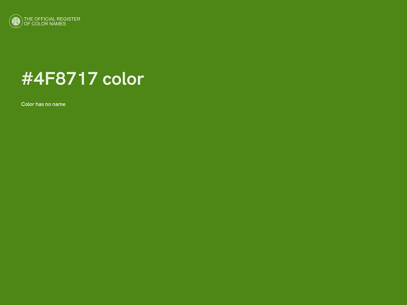 #4F8717 color image