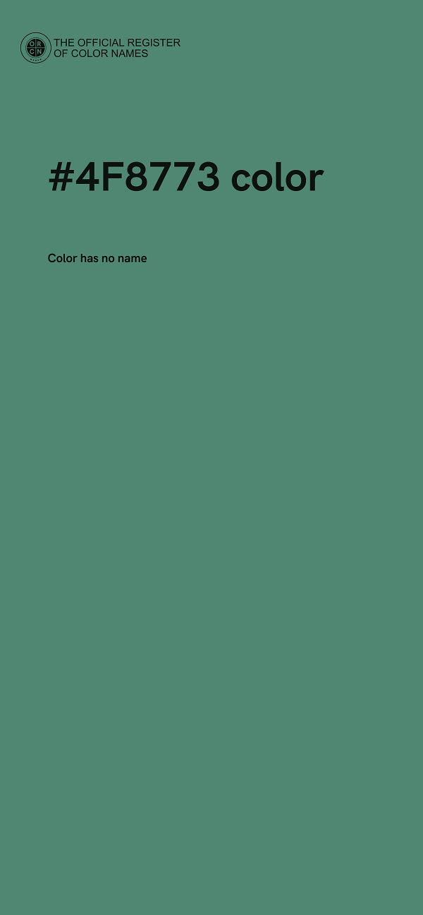 #4F8773 color image