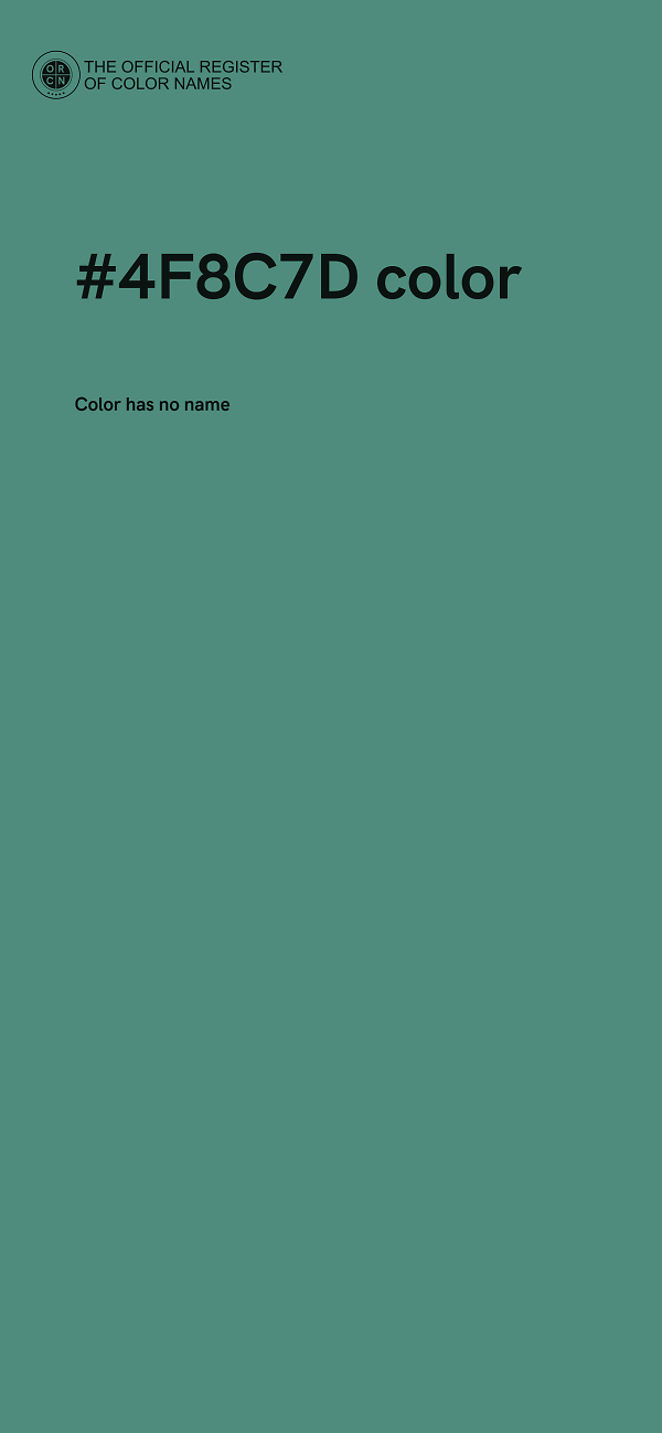 #4F8C7D color image