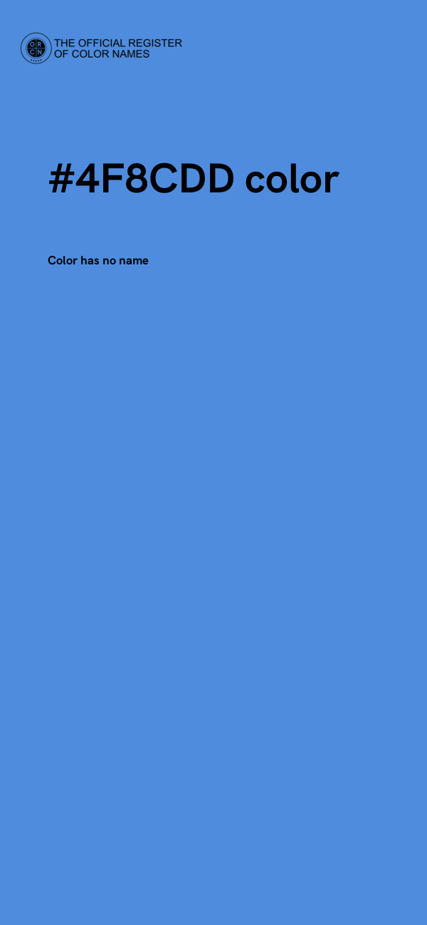 #4F8CDD color image