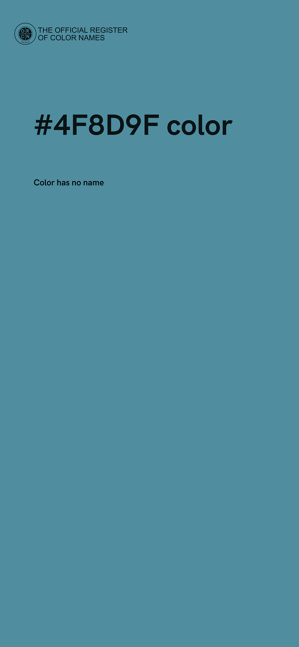 #4F8D9F color image