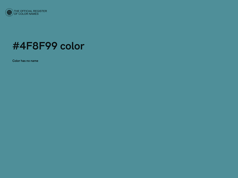 #4F8F99 color image