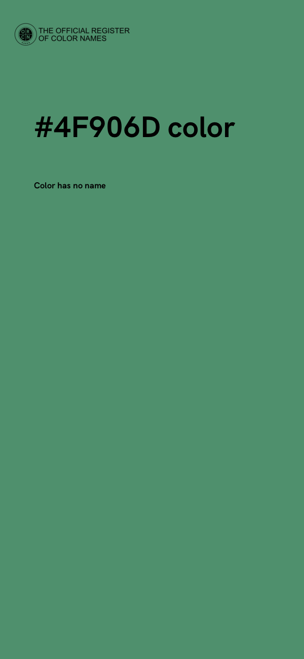 #4F906D color image