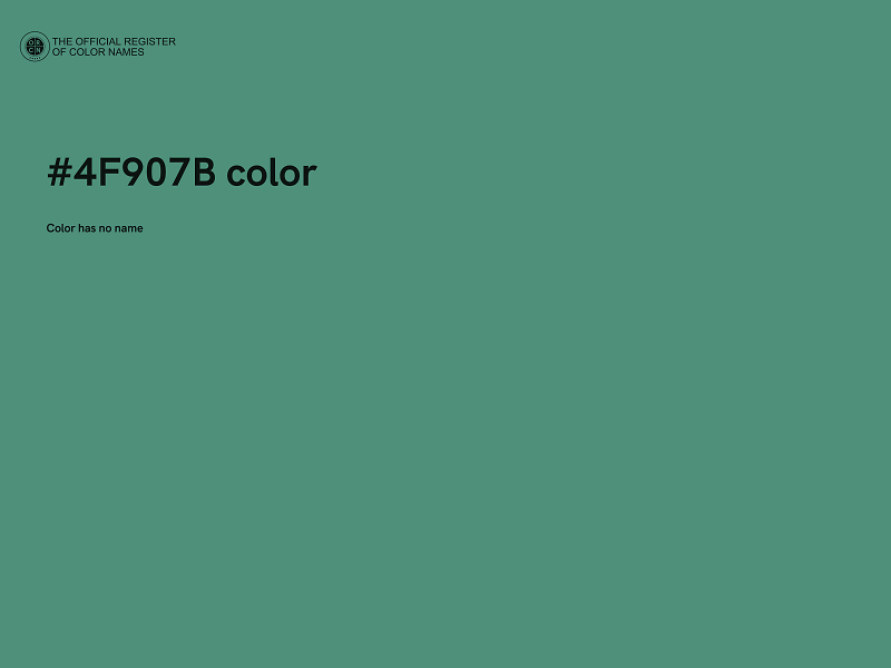 #4F907B color image