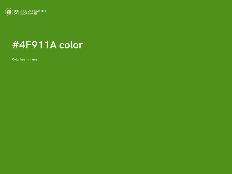 #4F911A color image