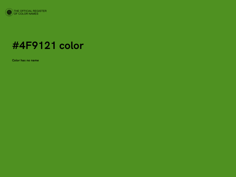 #4F9121 color image