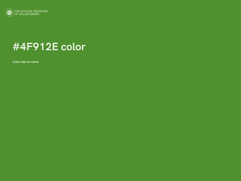 #4F912E color image