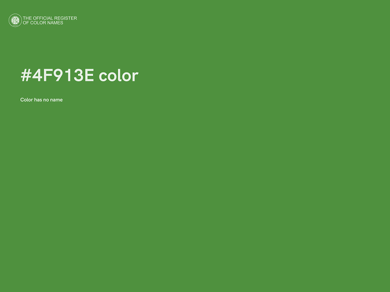 #4F913E color image