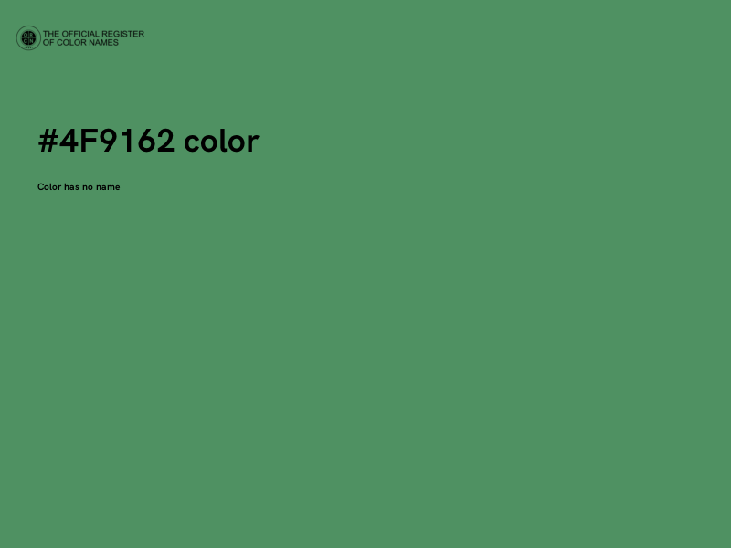 #4F9162 color image