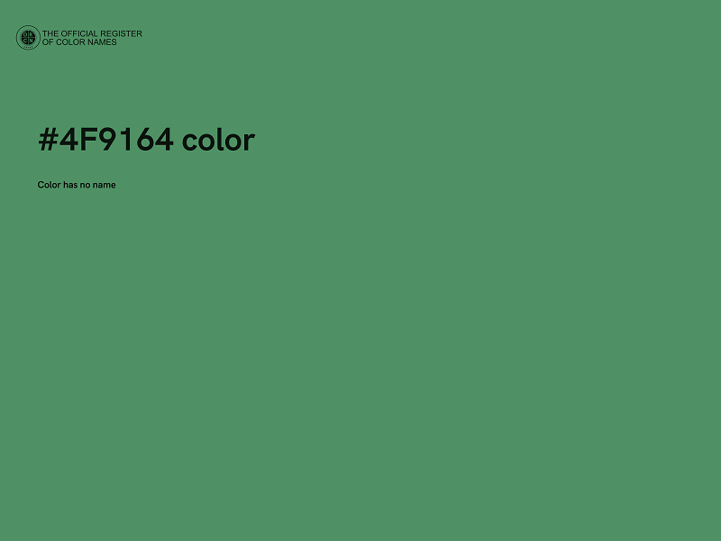 #4F9164 color image