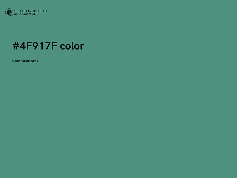 #4F917F color image