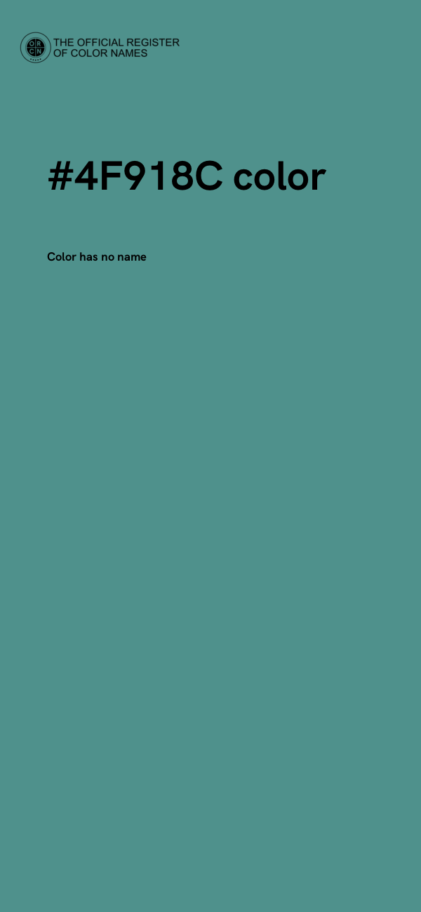 #4F918C color image
