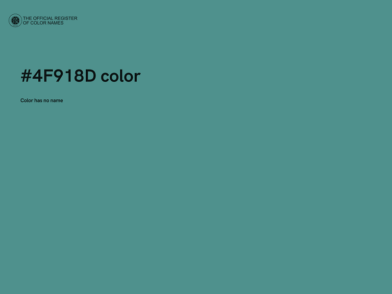 #4F918D color image