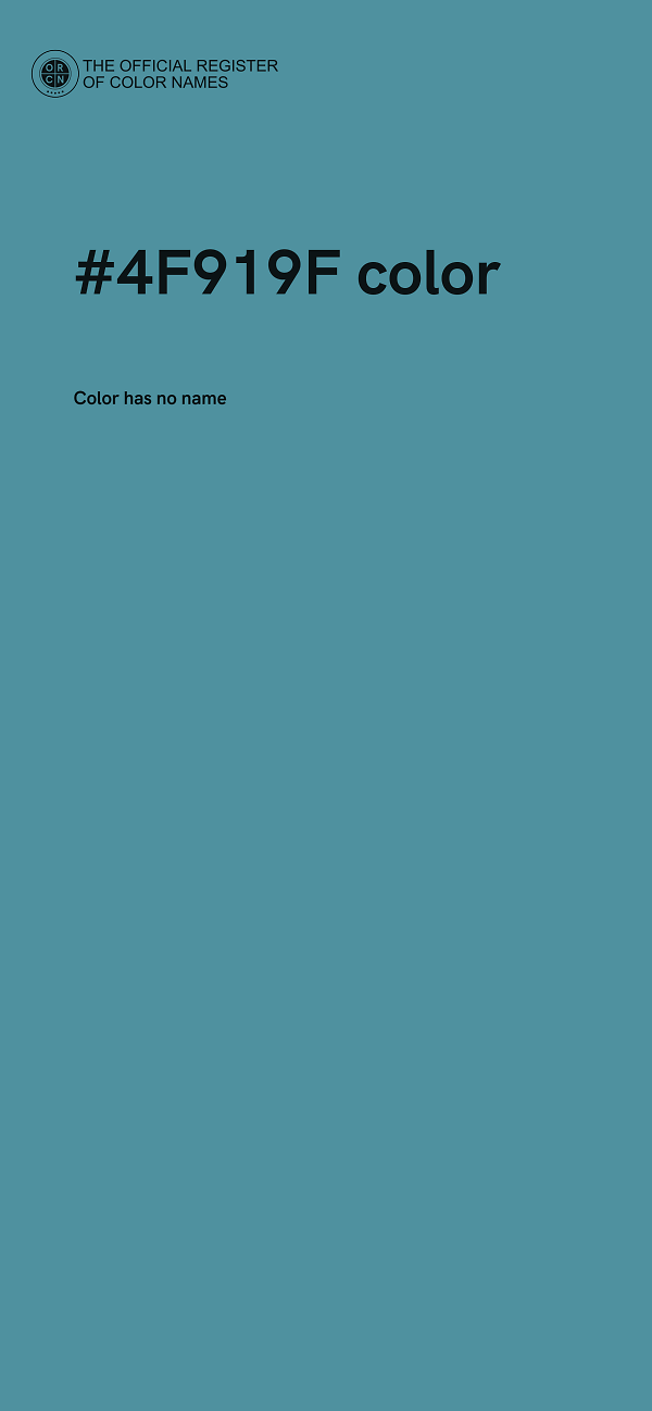 #4F919F color image