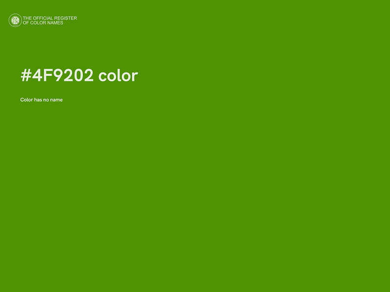 #4F9202 color image