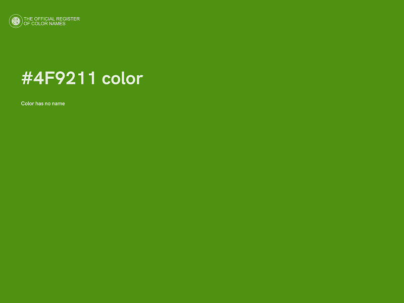 #4F9211 color image