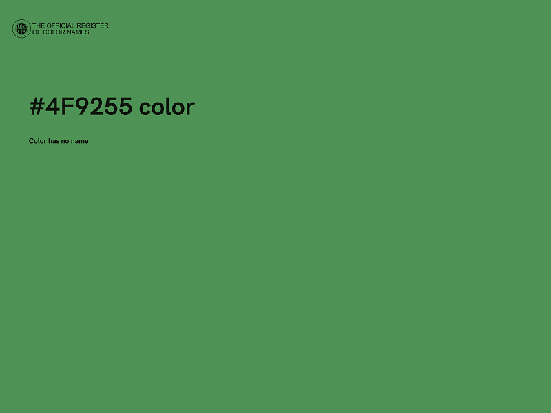 #4F9255 color image