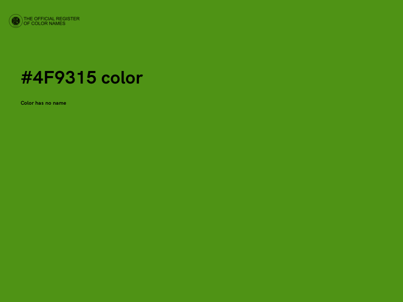 #4F9315 color image
