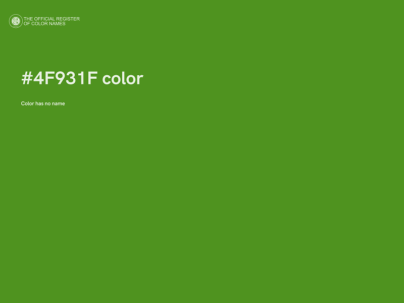 #4F931F color image